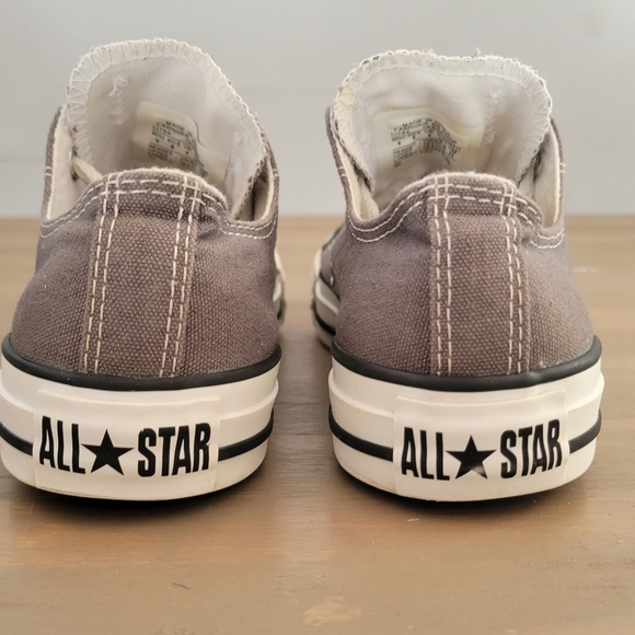 Converse All Star Low Charcoal Womens 6 Unisex Vintage "All Star" Tag - Picture 6 of 8